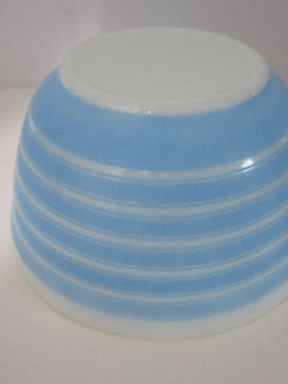 Rainbow Stripe Blue Vintage Mixing Bowl 402 Ovenware Kitchen - Picture 9 of 12